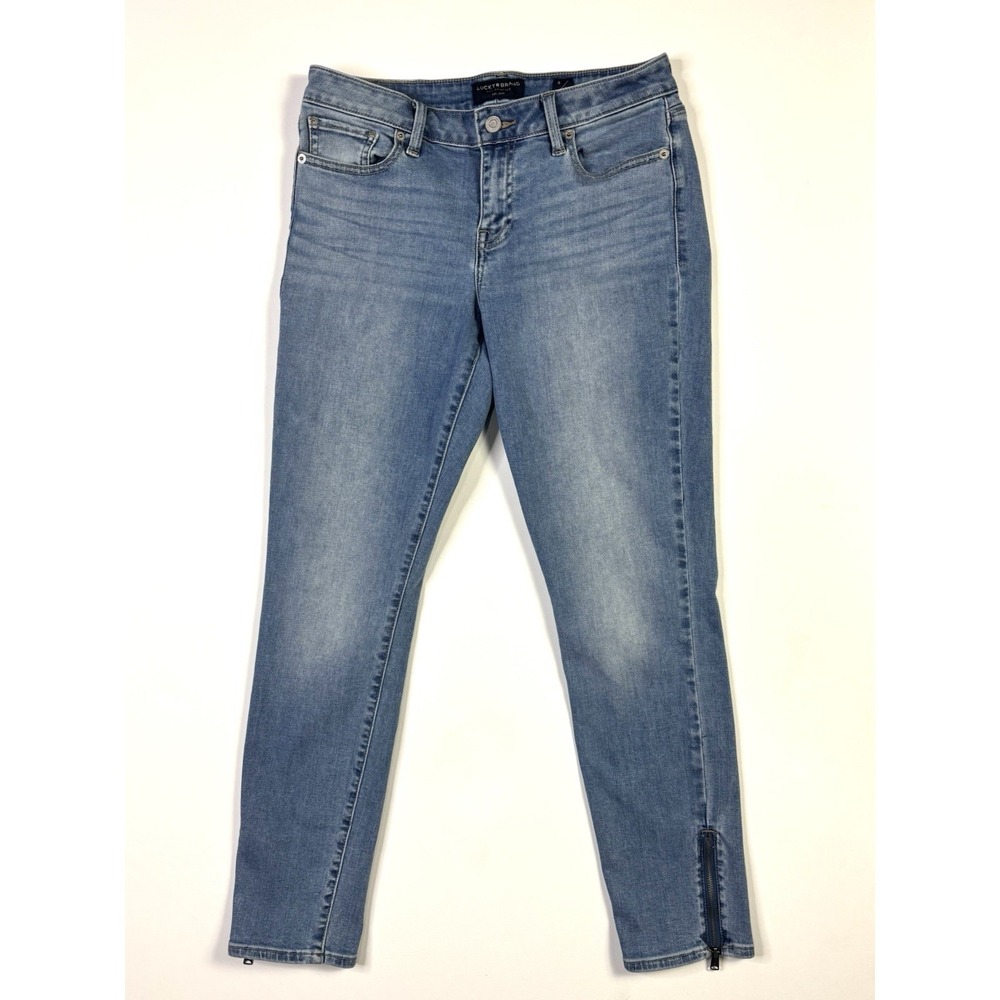 Lucky Brand Jeans Women's Size 8/29 Low Rise Lolita Skinny Blue Stretch Denim
